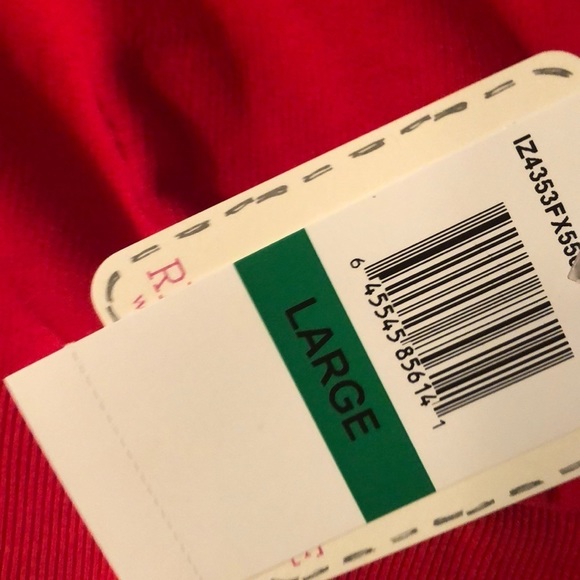 NWT Rebellious One graphic Christmas Sweatshirt- red size large - Picture 4 of 5